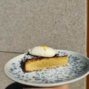 lemon-torta-caprese Świeżo Upieczona