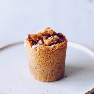 apple pie cookie cups