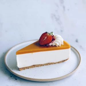 Sernik na zimno | biała czekolada - mango