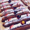 pain suisse pudding ryżowy z truskawkami i śmietaną