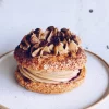 Paris-Brest kawa|wiśnia świeżo upieczona piekarnia